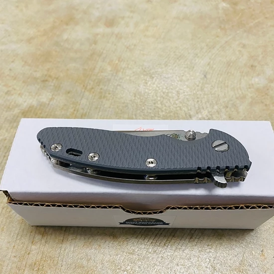 Hinderer XM-18 3.5" Spanto S45VN Stonewash Gray G-10 Handle Knife - Image 6