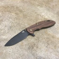 Rick Hinderer XM-18 3.0" Spearpoint Tri-Way Vintage Smooth Walnut Flipper Knife