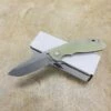Rick Hinderer XM-24 4.0" Spanto Tri-Way, Battle Bronze, Translucent Green G10 Folding Knife