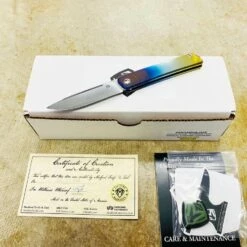 Medford Gentleman Jack GJ-1 Ti 3.1" Slip Joint With Bifrost Fade Knife 107-040