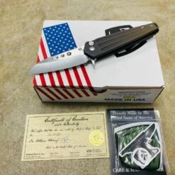 Medford Nosferatu Flipper 3.5" S35VN Bead Blasted Violet To Bronze Handles Standard Hardware Folding Knife 103-194