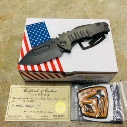 Medford Praetorian Genesis T 3V PVD 3.3" Drop Point PVD Handles PVD Hardware Knife 012-094