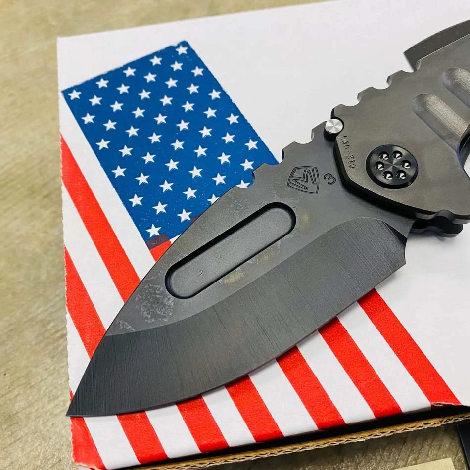 Medford Praetorian Genesis T 3V PVD 3.3" Drop Point PVD Handles PVD Hardware Knife 012-094 - Image 3