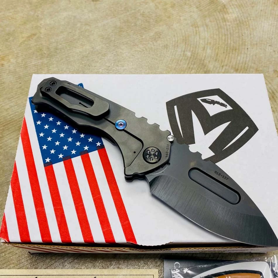 Medford Praetorian Genesis T 3V PVD 3.3" Drop Point PVD Handles PVD Hardware Knife 012-094 - Image 5