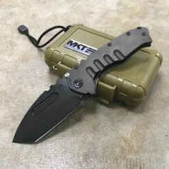 Medford Praetorian T S35VN PVD Blade Handle Spring BLACK OPS SPECIAL Knife Serial 92-090