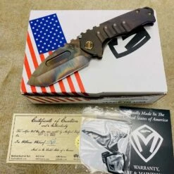 Medford Praetorian Genesis T S45VN Vulcan 3.3" Tanto Bronze To Violet Fade Knife Serial 211-094
