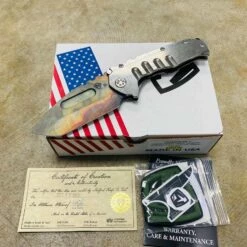 Medford Praetorian T S35VN 3.75" Vulcan Tanto Blade Aviation Rivets Knife Serial 107-082