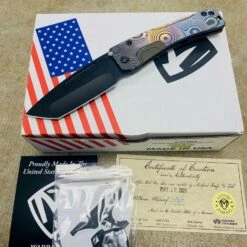 Medford Slim Midi 3V PVD 3.25" Tanto Bronze Violet Liquid Retro Handles Knife 201-162 BLADE SHOW 2023