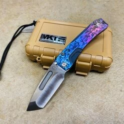 Medford Slim Midi S35VN Satin 3.25" Tanto Water Ripples Folding Knife Serial 03-045