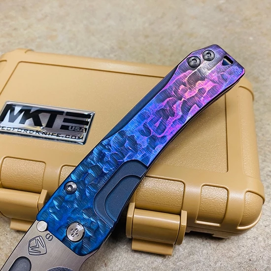 Medford Slim Midi S35VN Satin 3.25" Tanto Water Ripples Folding Knife Serial 03-045 - Image 2