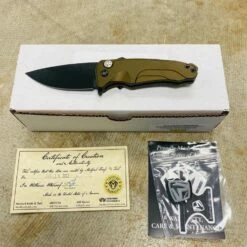 Medford Smooth Criminal Dijon Yellow S35VN PVD Blade 3" Folding Knife Serial 203-522