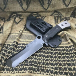 Medford USMC EOD (Explosive Ordnance Disposal) 3V PVD Coated 5" Black G10 Handle Fixed Blade Knife