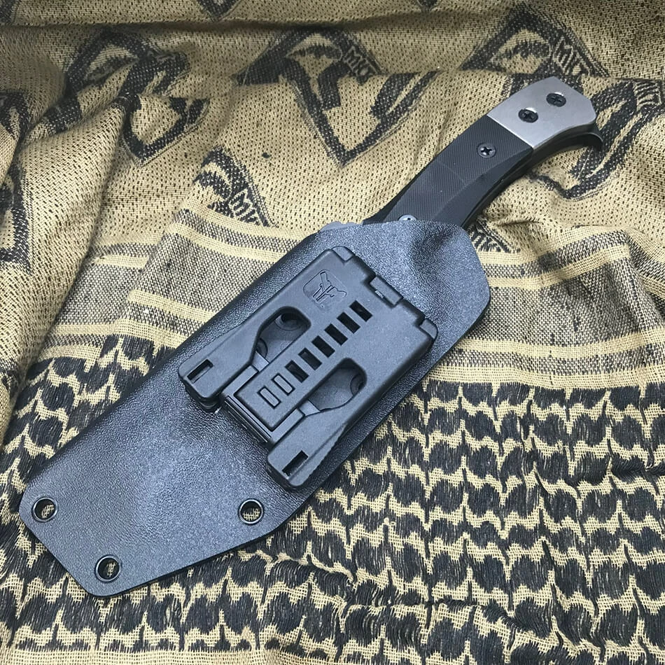 Medford USMC EOD (Explosive Ordnance Disposal) 3V PVD Coated 5" Black G10 Handle Fixed Blade Knife - Image 6