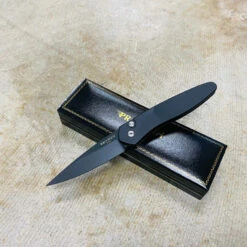 PROTECH 3407 Newport 3" Black Blade Black Handle Automatic Knife