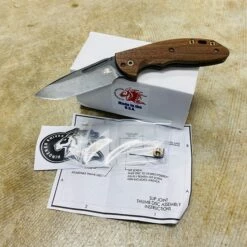 Rick Hinderer XM-Slippy 3" Spearpoint Vintage Slipjoint Smooth Walnut Knife Serial 1864