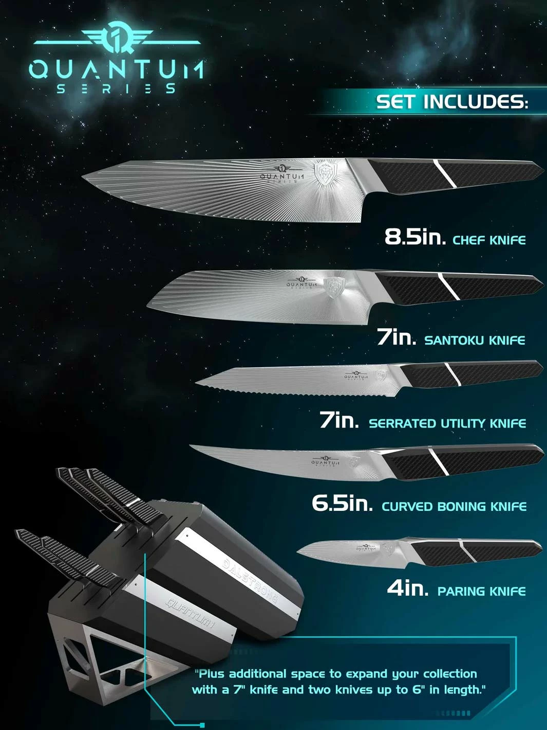 Curved Boning Knife 6.5" | Quantum 1 Series | Dalstrong © - Image 6